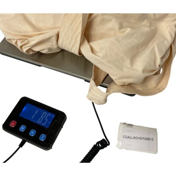 Zara SRPLS Womens Dress XS-S Shirt Cream Cotton Oversized Belted 2690/232 NWT - Picture 13 of 13